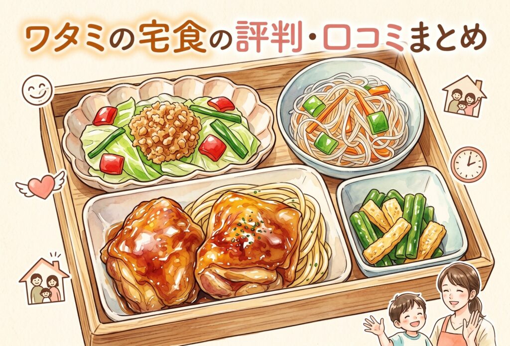 ワタミの宅食の評判・口コミまとめ｜ミールキットのお試しの価値あり？ダイレクトと比較？