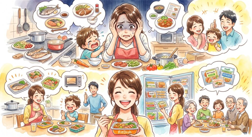 FitDishとナッシュを比較