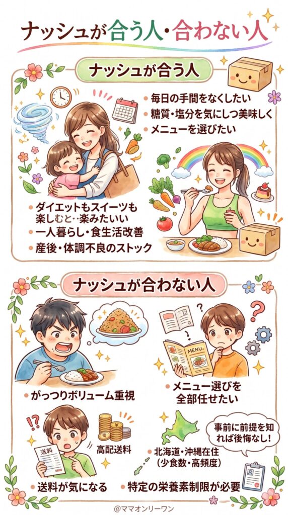 ナッシュが本当に合う人・合わない人｜使う前に自分がどちらかを確認する