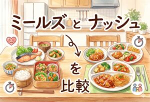 ミールズとナッシュを比較｜料金・栄養・味と向いている人を多くの声でわかりやすく解説