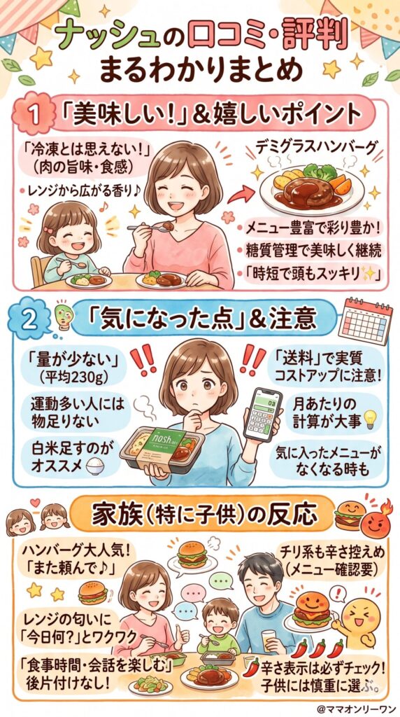 多くの人の声をまとめた｜ナッシュの口コミ・評判の傾向