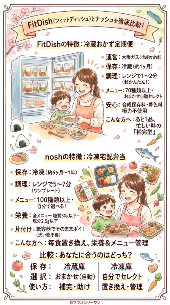 FitDishとナッシュ——まず2つのサービスの正体を知る