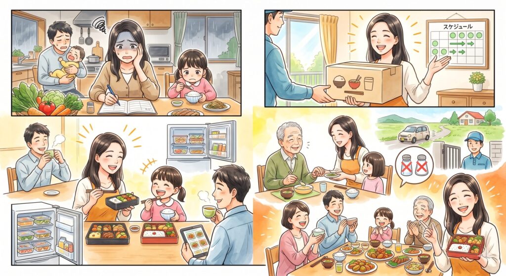 まとめ：ライフミールとまごころケア食を徹底比較｜味・コスト・子供や高齢の親に合う宅食はどちら？