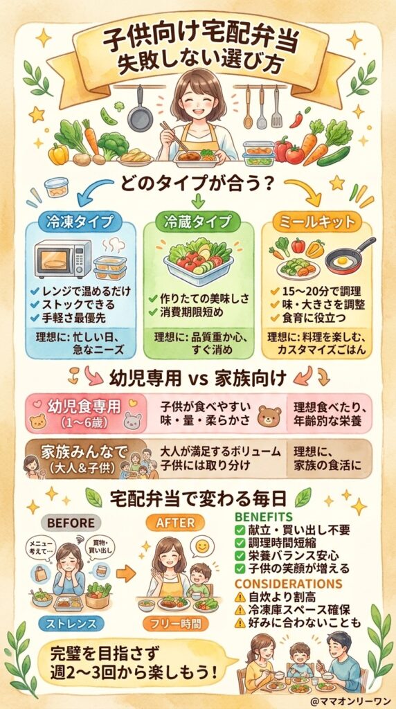 子供向け宅配弁当とはどんなサービスなのか