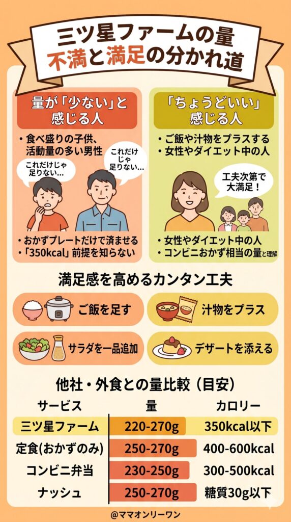 「ボリューム」への不満はどこから来るのか｜量の口コミを整理する