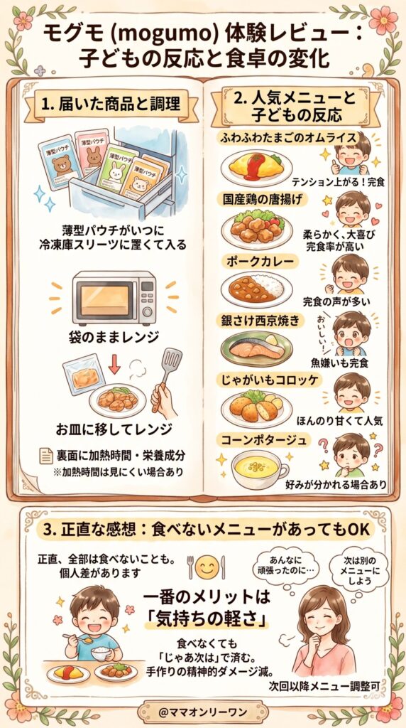 モグモを実際に使った体験レビュー|子どもの反応と食卓の変化