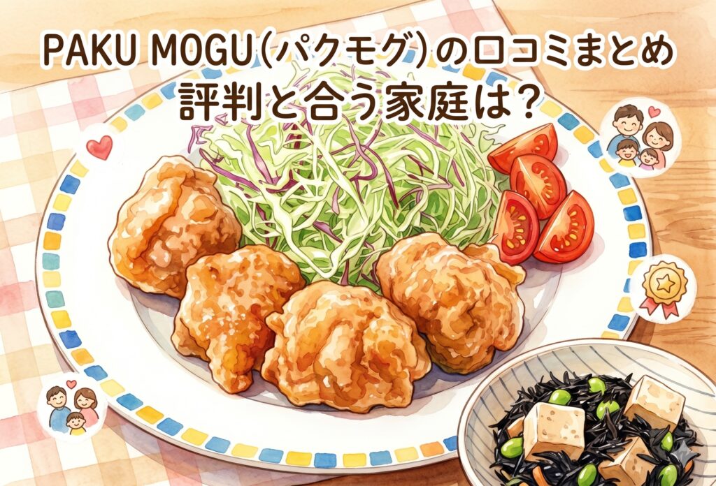 PAKU MOGU（パクモグ）の口コミまとめ｜子ども向け宅配食の評判と合う家庭を徹底比較