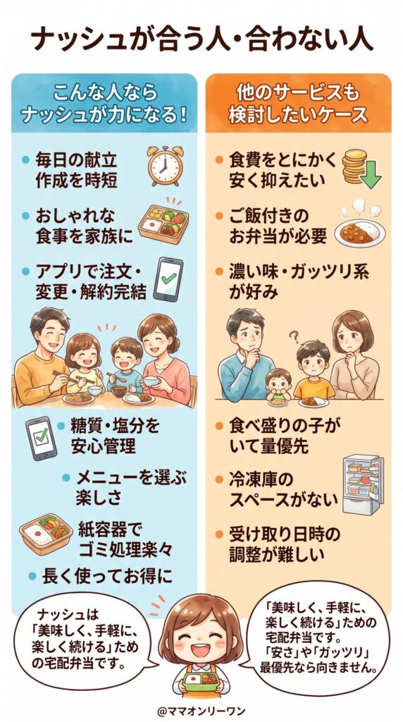 ナッシュが本当に合う人・合わない人