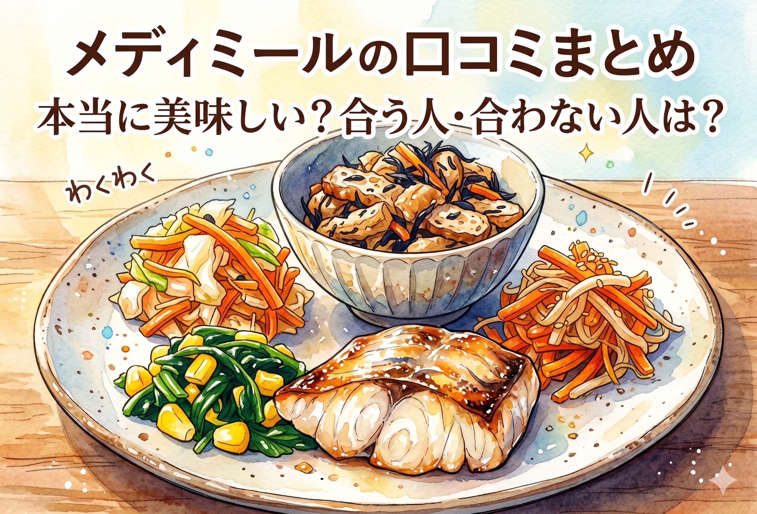 メディミールの口コミまとめ｜介護食・療養食宅配は本当に美味しい？合う人・合わない人は？