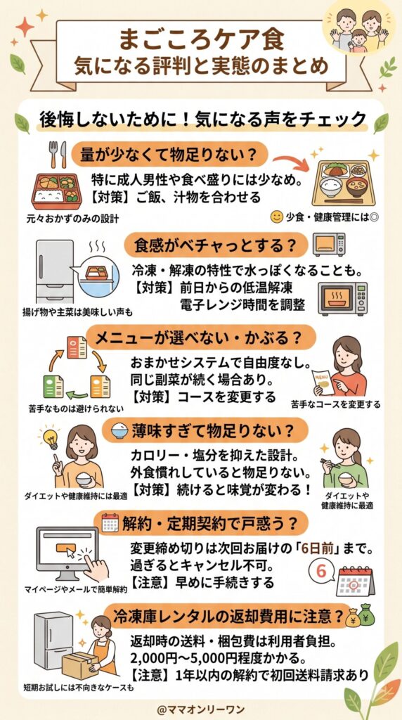 まごころケア食の評判まとめ｜気になる口コミから見えてくること