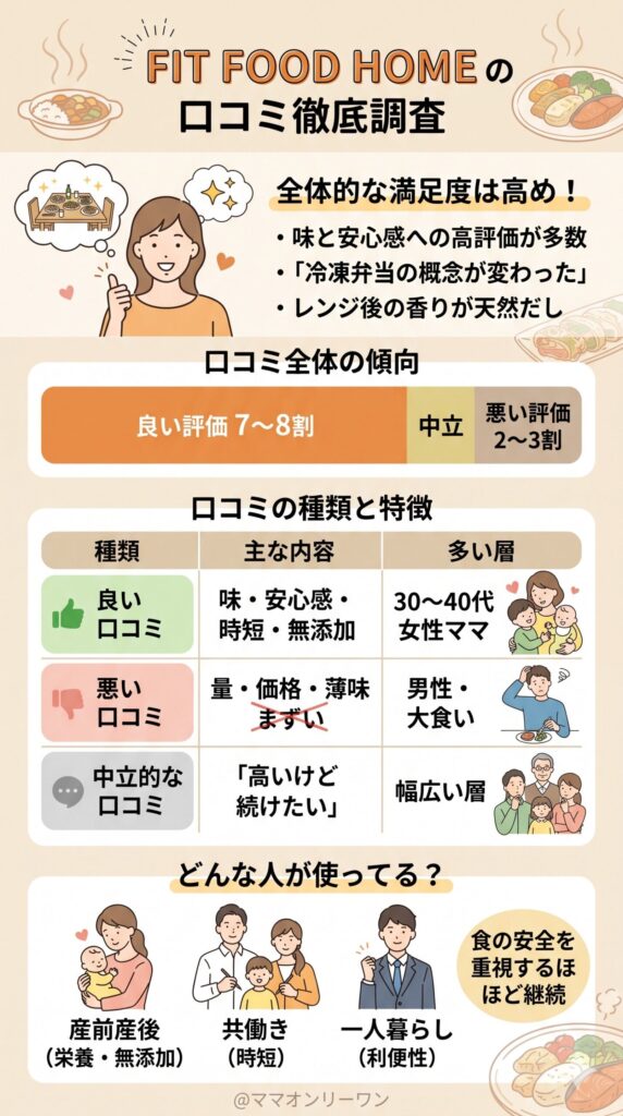 FIT FOOD HOMEの口コミ・評判を徹底調査