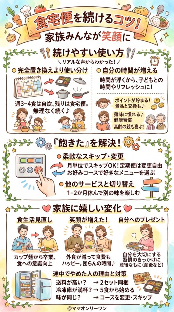食宅便 続けやすいか、続けにくいか。リアルな声から見えてきたこと