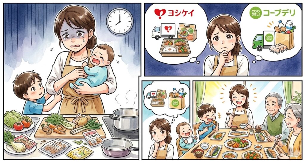 まとめ：ヨシケイとコープデリを比較｜子育て中に後悔しないための料金・味・離乳食サポートの差