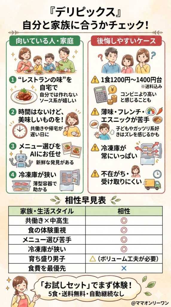デリピックスが本当に合う人・合わない人