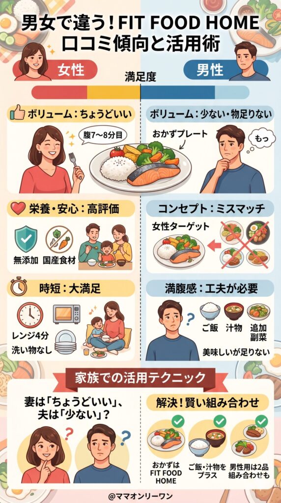 男性・女性で口コミの傾向がここまで違う