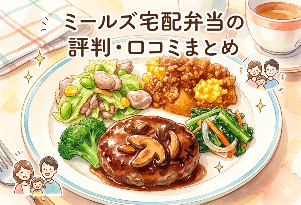 デリッシュキッチンのミールズ宅配弁当の評判・口コミまとめ｜お試しは価値あり？添加物は大丈夫？