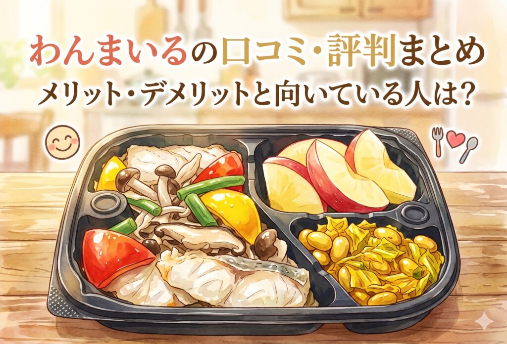 わんまいるの口コミ・評判まとめ｜冷凍おかずセットのメリット・デメリットと向いている人を正直解説