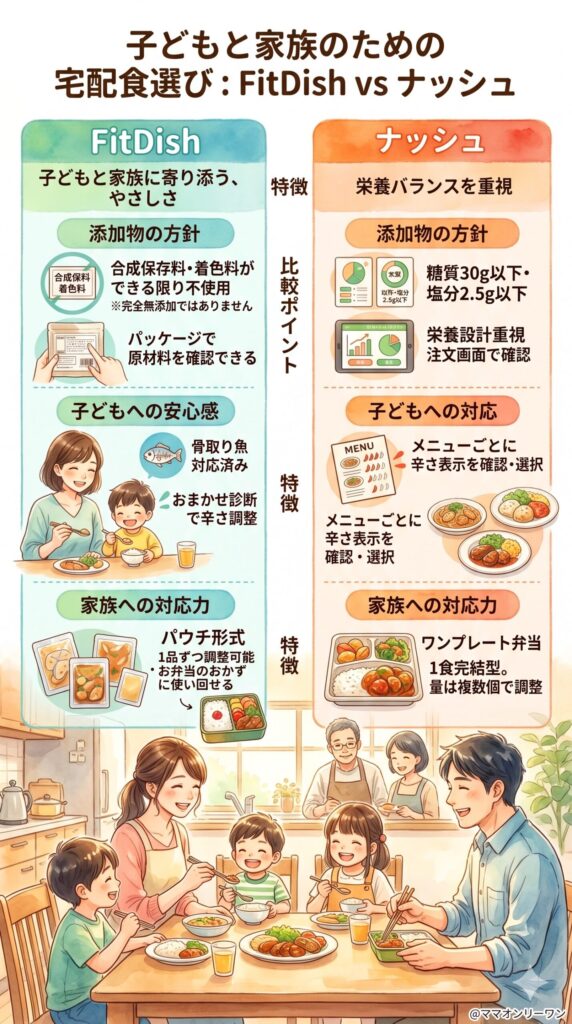子どもと家族への対応を比べる——ここが一番大事な判断ポイント