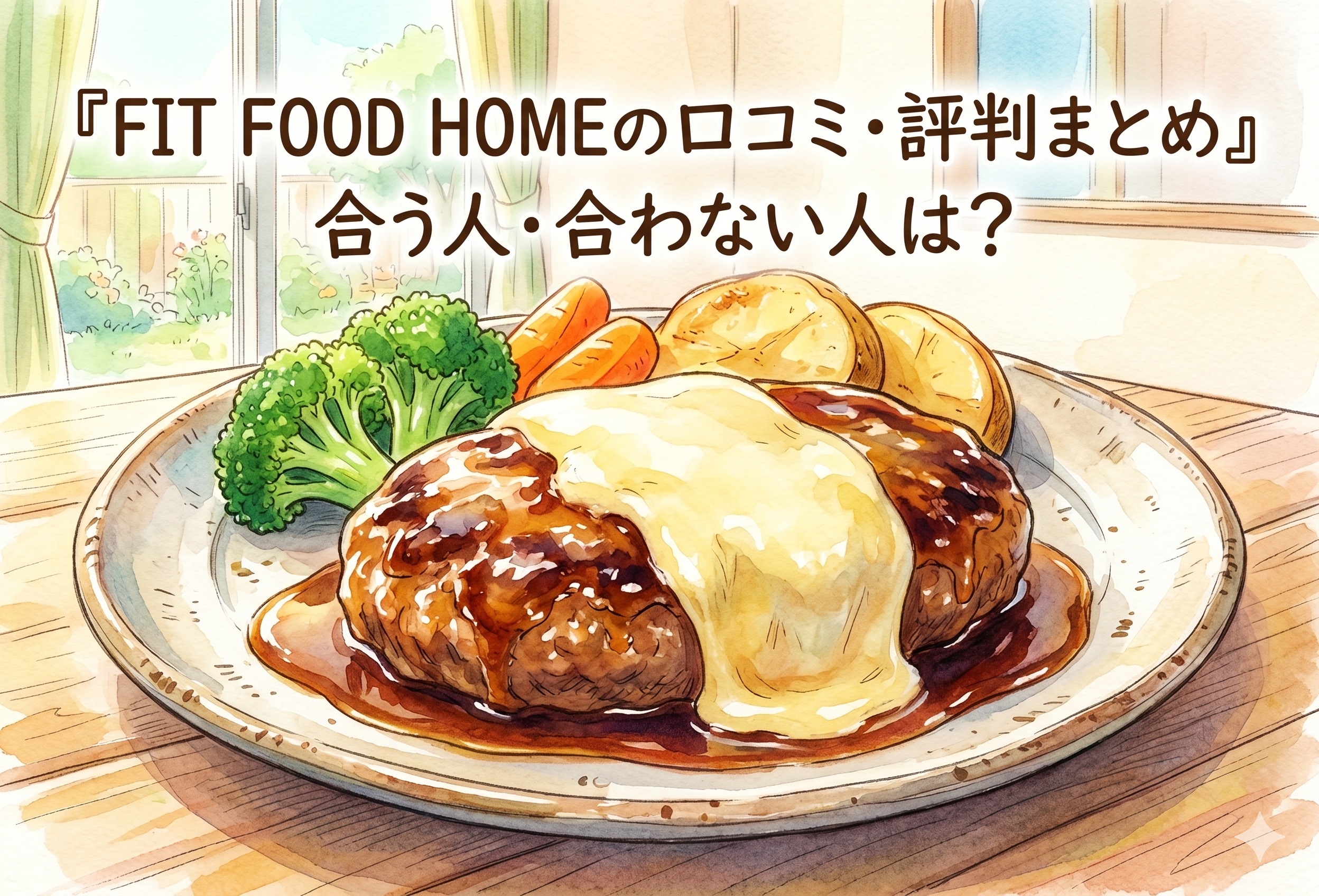 FIT FOOD HOME（フィットフードホーム）の口コミ・評判まとめ｜合う人・合わない人を無添加宅配食から比較