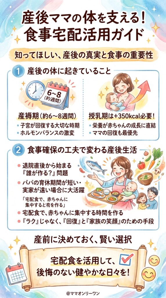 産後のご飯作り、本当にしんどいよね