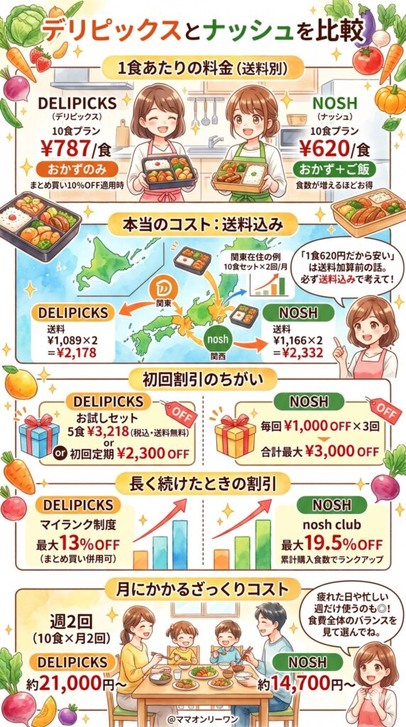 料金・送料の実態（送料込みで正直に計算）