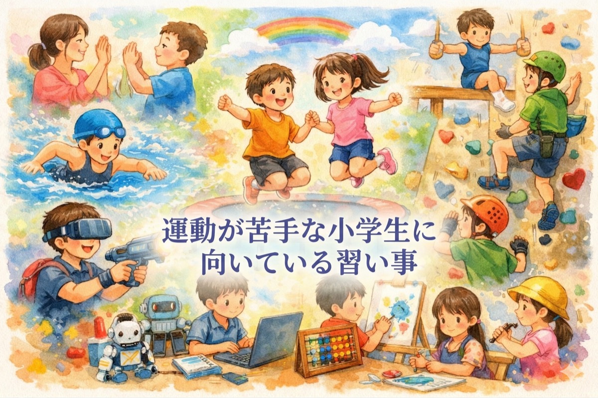 運動が苦手な小学生に向いている習い事8選！失敗しない選び方と苦手意識をなくすヒント