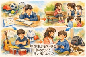 中学生が習い事を辞めたいと言い出したら？理由別の正しい対応と辞め時の判断軸