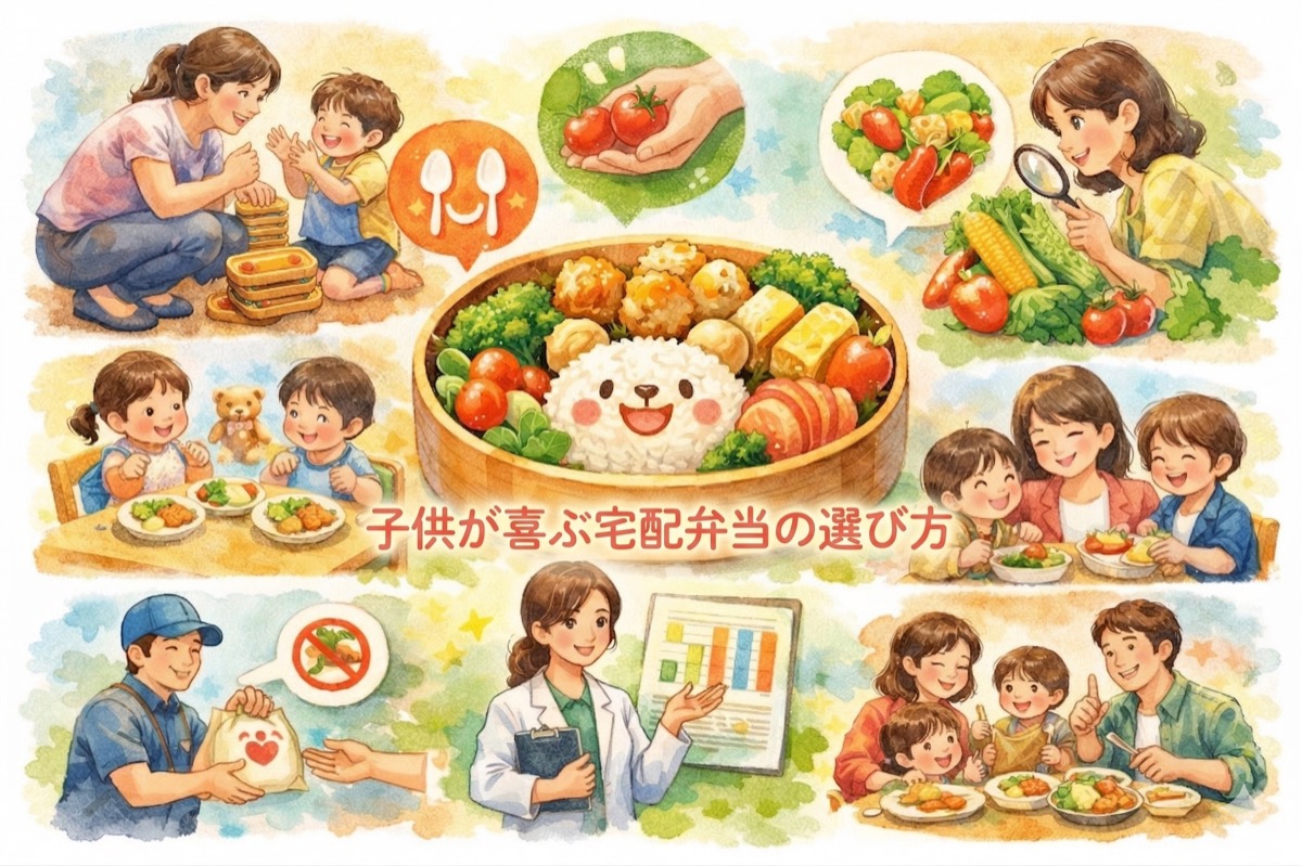 子供が喜ぶ宅配弁当の選び方｜味・食べやすさ・栄養で失敗しないコツを徹底解説