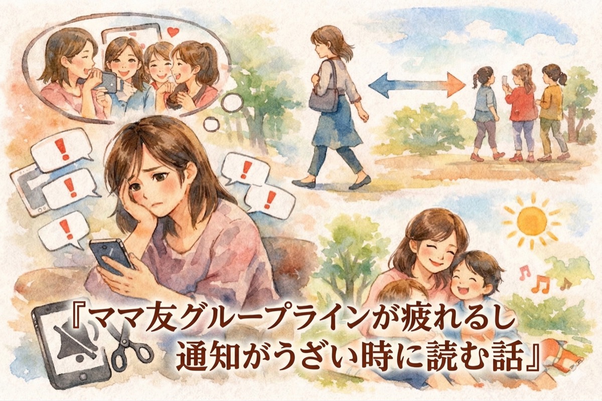 ママ友グループラインが疲れるし通知がうざい時に読む話｜しんどさを減らす距離の取り方と対処法