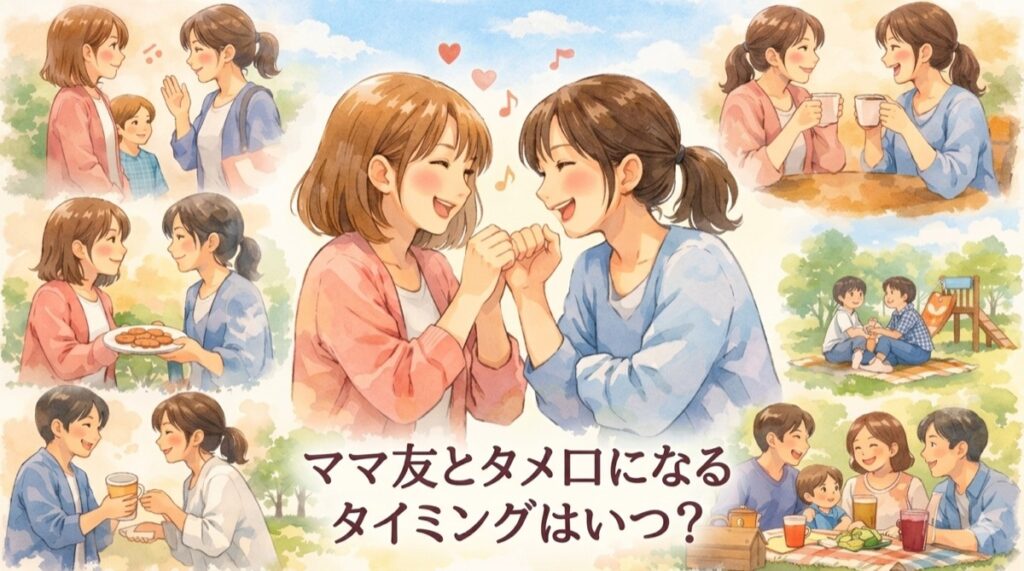 ママ友とタメ口になるタイミングはいつ？自然に距離を縮める切り出し方と関係の整え方