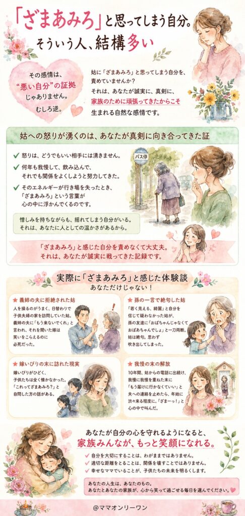 嫁姑問題でスカッとする話を探してしまうとき、あなたの心は正直です