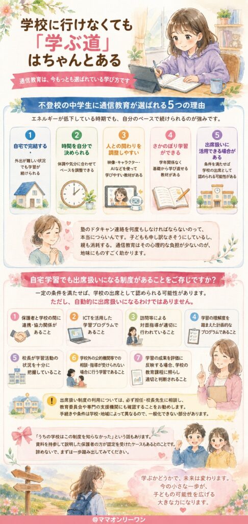 学校に行けなくても「学ぶ道」はちゃんとある