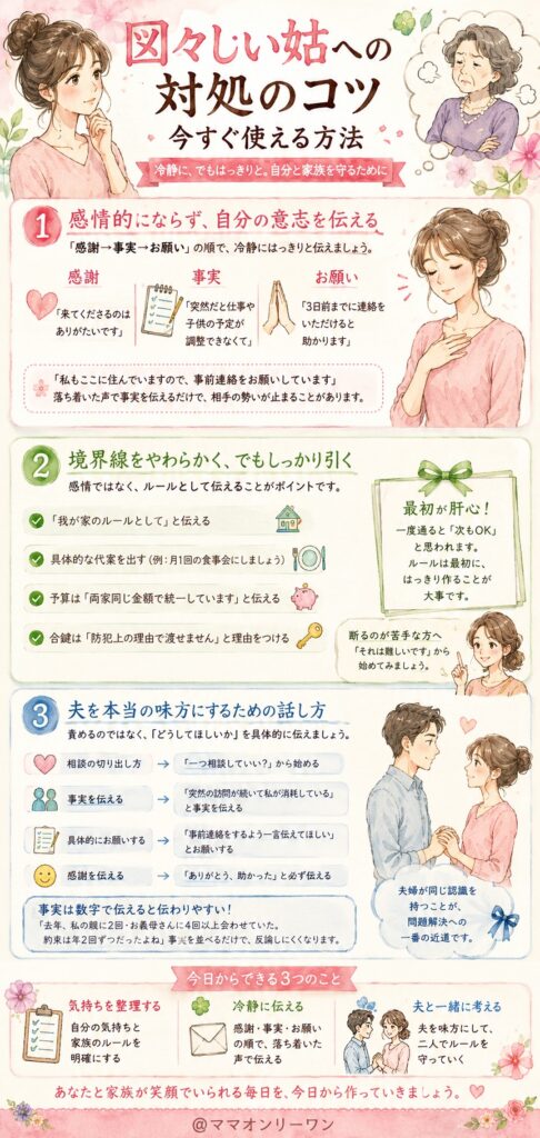 図々しい姑への対処のコツ——今すぐ使える方法