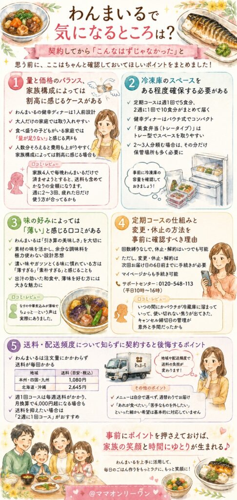 わんまいるで気になるところは？