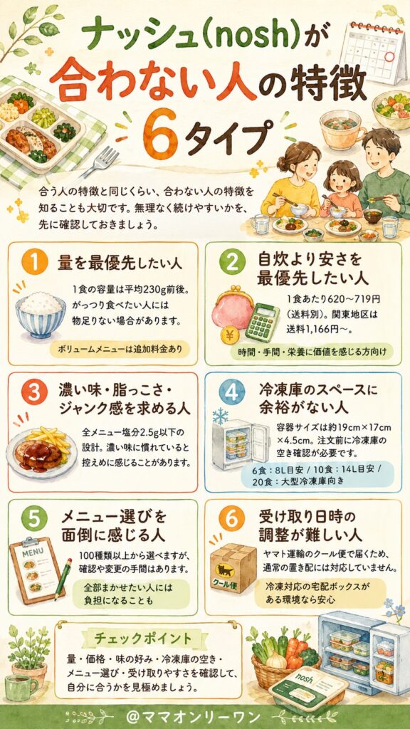 ナッシュが正直、合わないと感じる人の特徴【6タイプ】