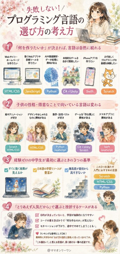 失敗しない！プログラミング言語の選び方の考え方