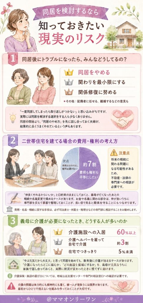同居を検討するなら知っておきたい現実のリスク