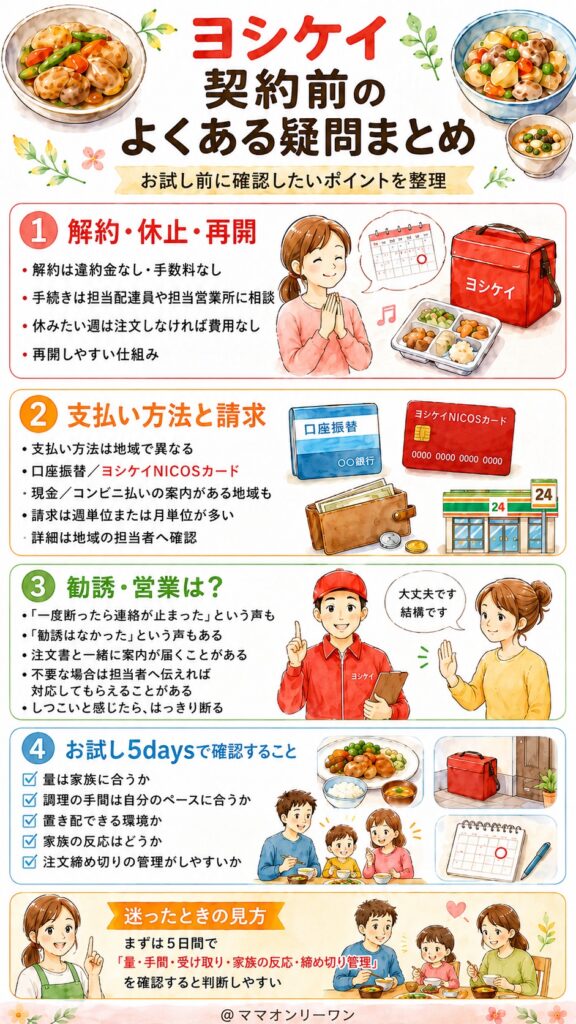 ヨシケイ 契約前に確認しておきたい疑問をすべて解決する