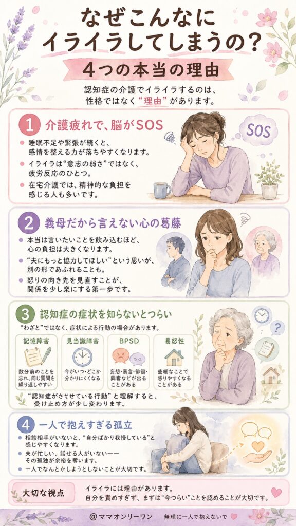 なぜこんなにイライラしてしまうの？4つの本当の理由