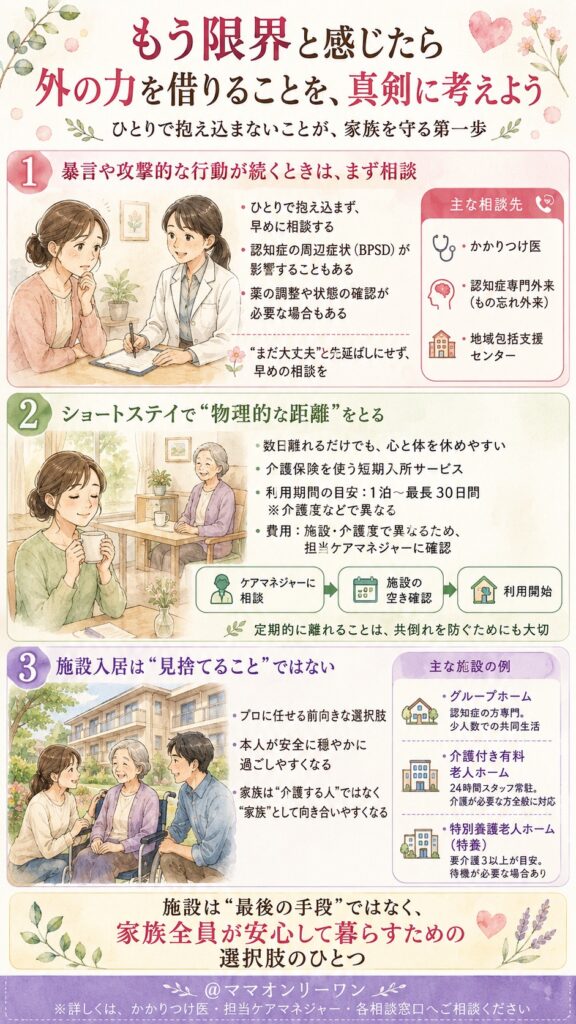 もう限界と感じたら？外の力を借りることを、真剣に考えよう