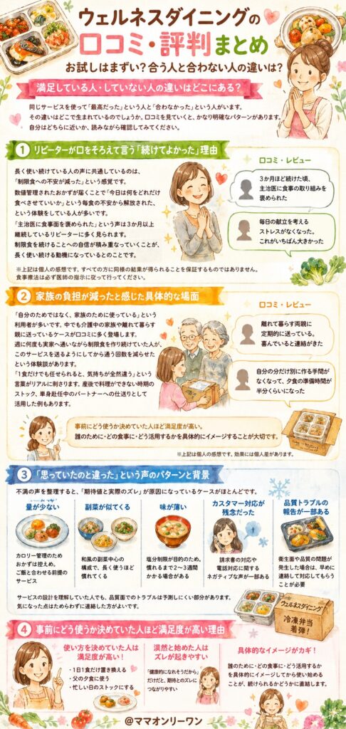 ウェルネスダイニング 満足している人・していない人の違いはどこにある？