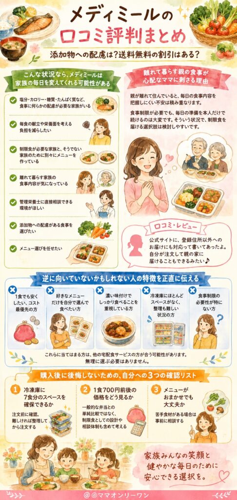 メディミールが「本当に合う人」「正直向いていない人」をはっきり伝える