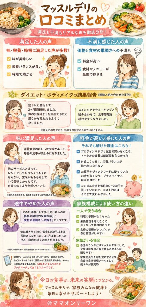 マッスルデリ 満足した人・満足しなかった人のリアルな声を徹底分析