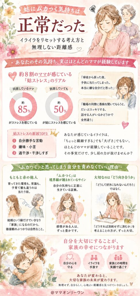 姑にムカつく気持ち、実はほとんどのママが経験している