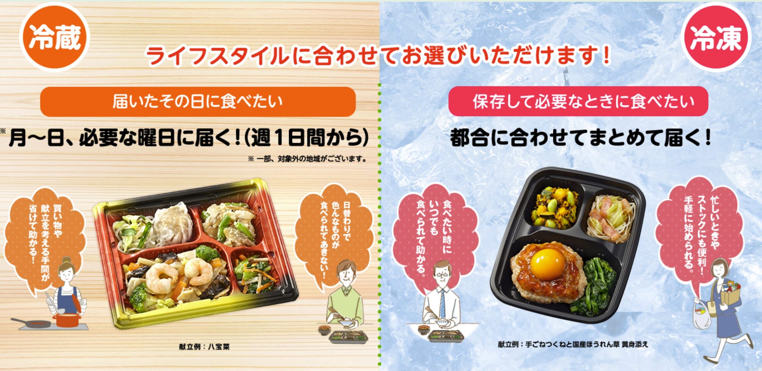 ワタミの宅食|毎日手渡しの見守りがついて送料無料