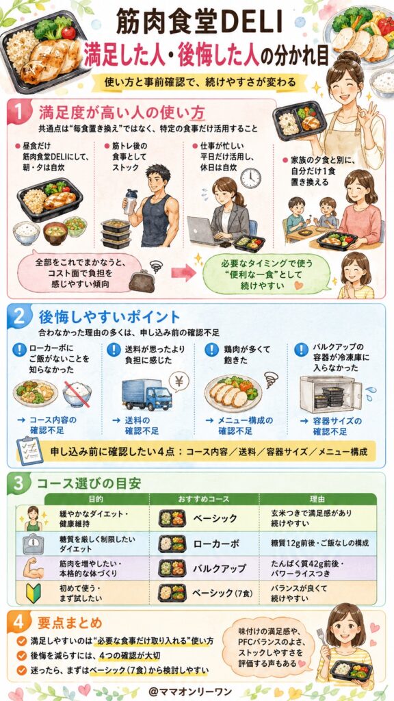 筋肉食堂DELI 「買ってよかった」と「ちょっと後悔した」の分かれ目はここだった