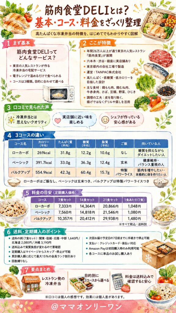 筋肉食堂DELIとは？まず基本をざっくり押さえておこう