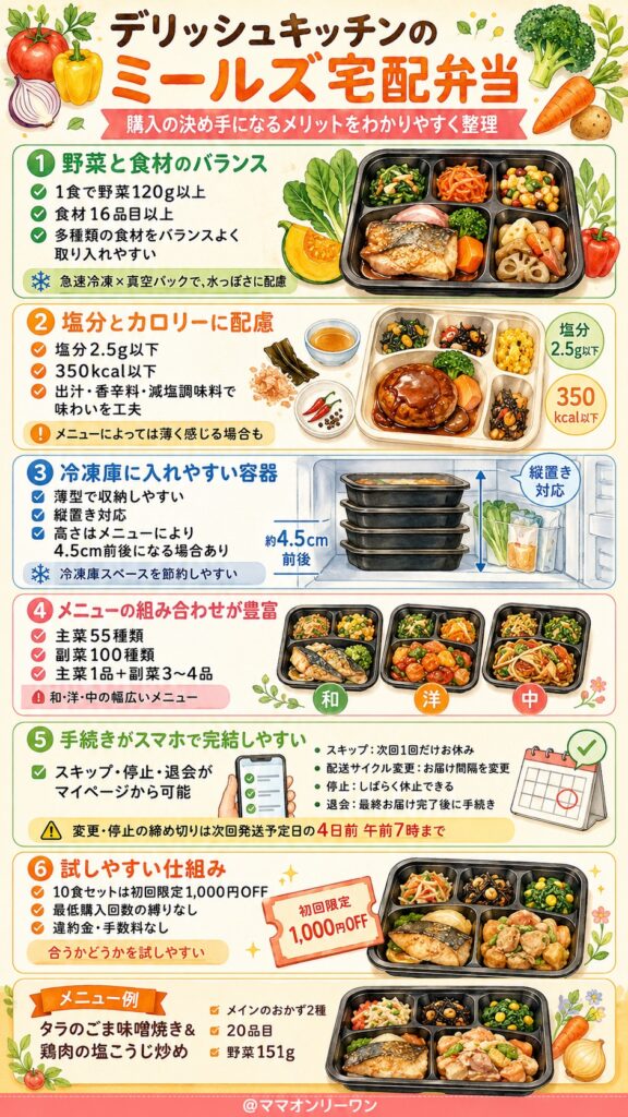 デリッシュキッチンのミールズ（Meals） 購入の決め手になる「ミールズのメリット」を具体的に確認