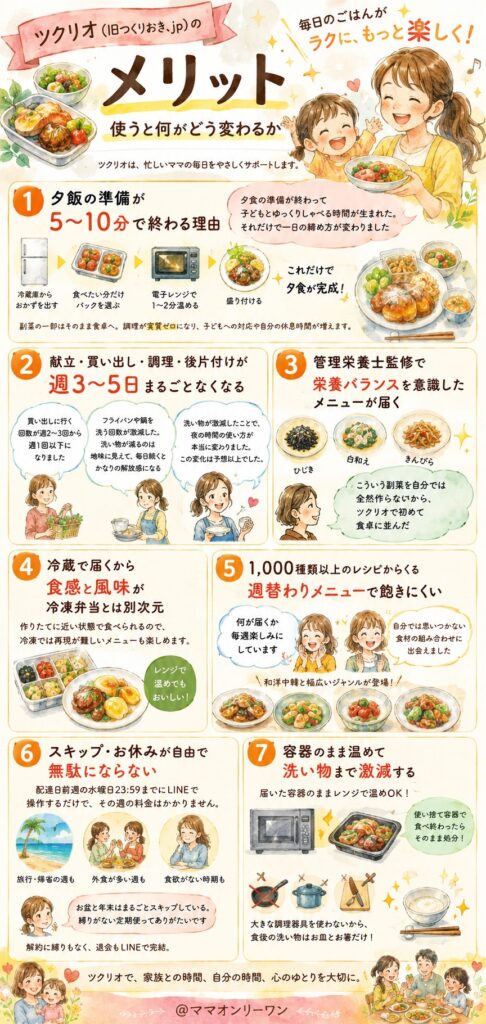 ツクリオのメリット：使うと何がどう変わるか