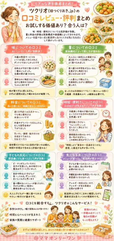 ツクリオを使った人のリアルな口コミ・評判